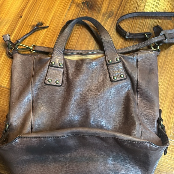 CZ Falconer brown leather Hobo bag - Picture 2 of 7